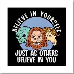 Believe Yourself Posters and Art